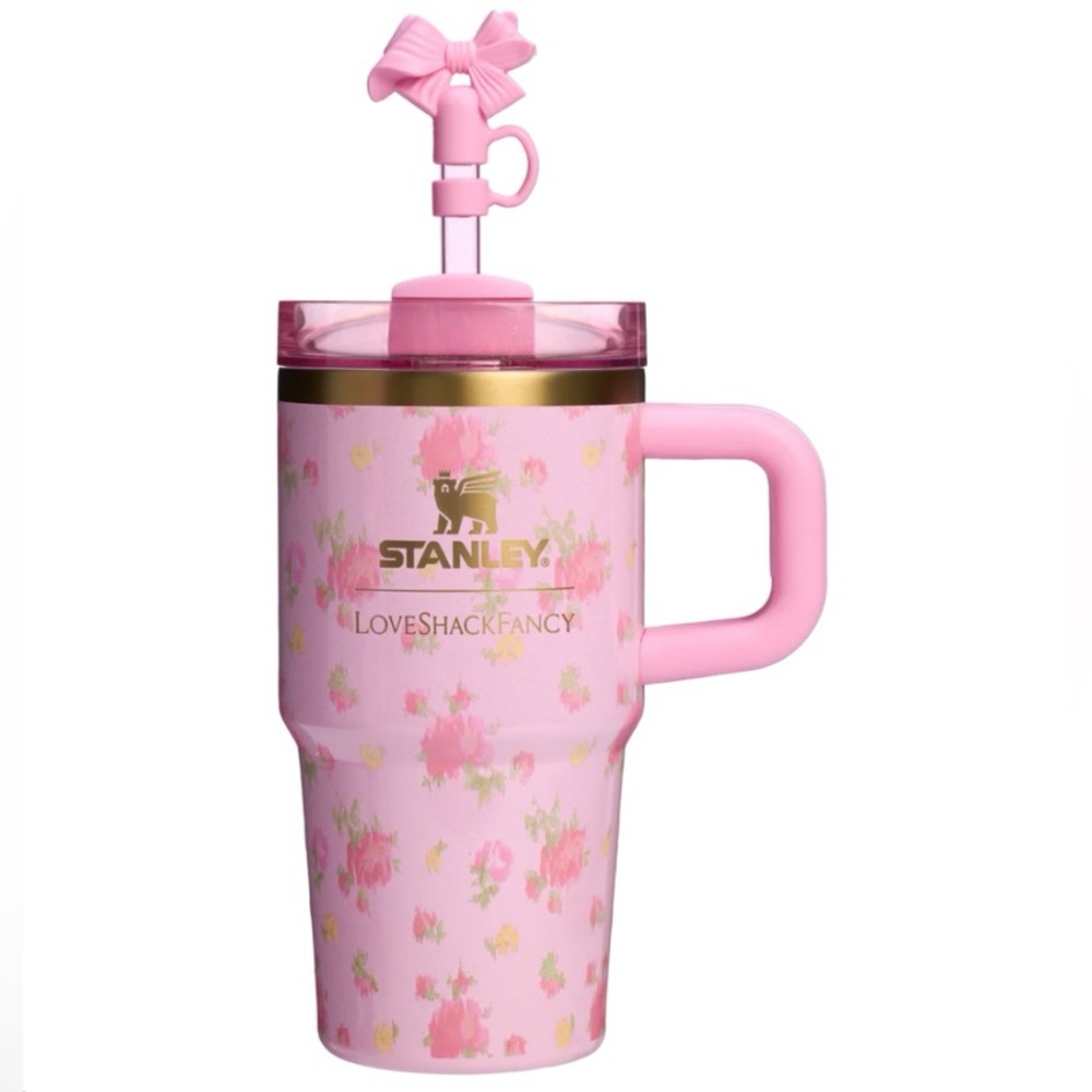 NIB Stanley x LoveShackFancy Ibiza Sunset 20 oz Quencher straw tumbler